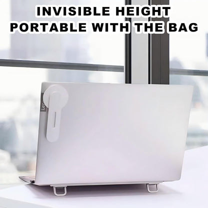 2pcs Portable Keyboard Riser, Self-Adhesive Mini Computer Stand for Most Keyboards