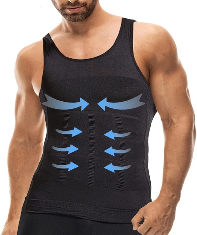 Mens Slimming Body Shaper Vest