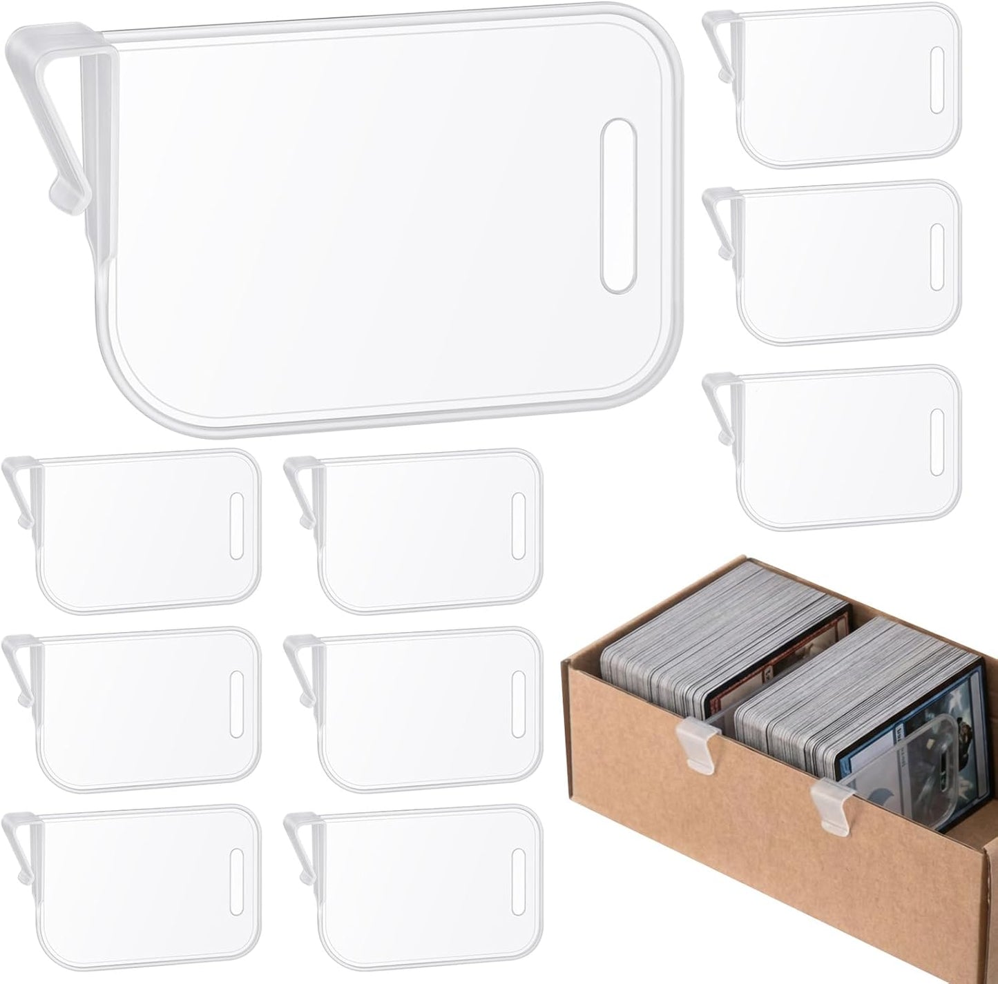 10Pcs/set Adjustable Fridge Side Door Dividers Multi-Function Shelf Clips