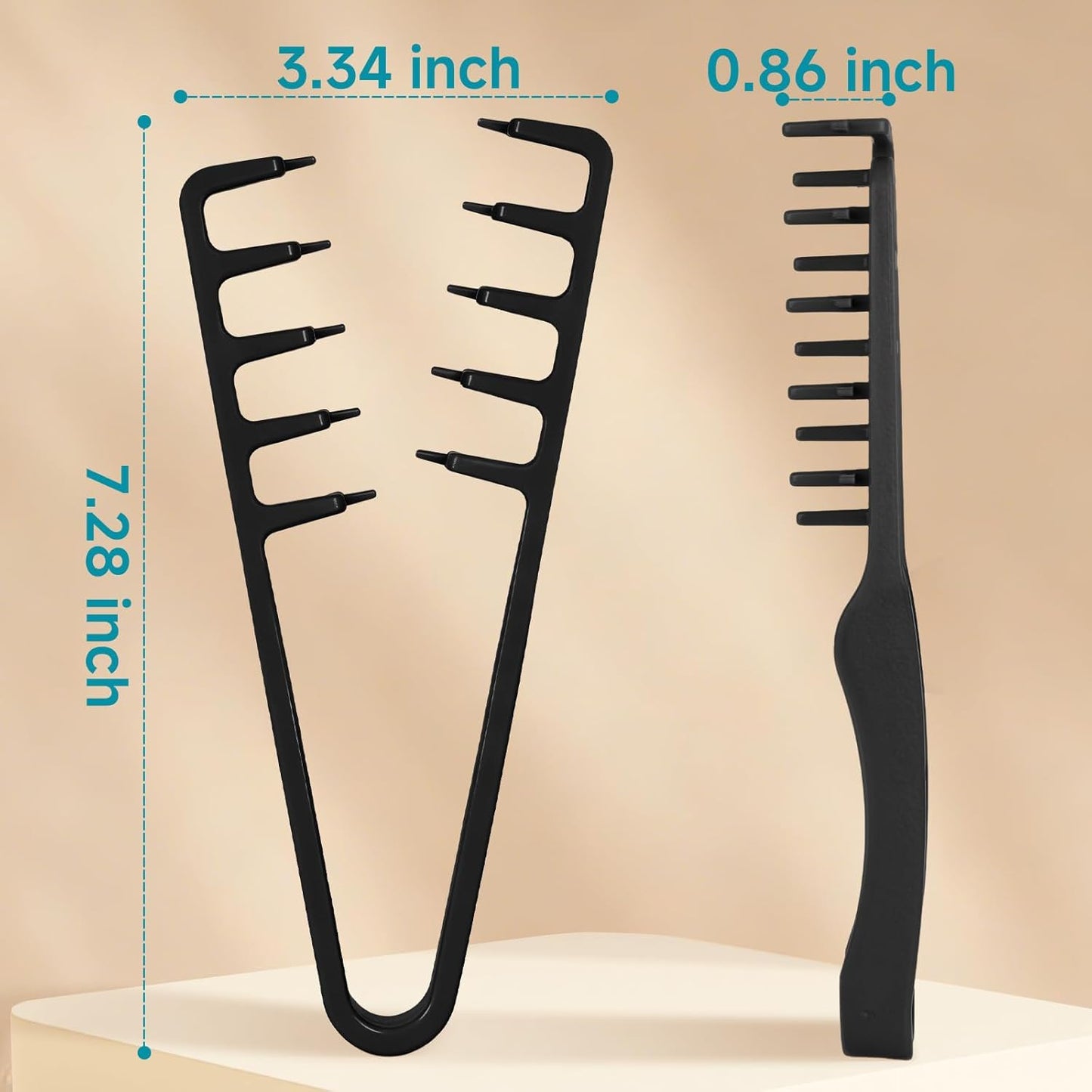Volumizing Texture Comb – Wide Tooth Hair Styling Comb for Men & Women