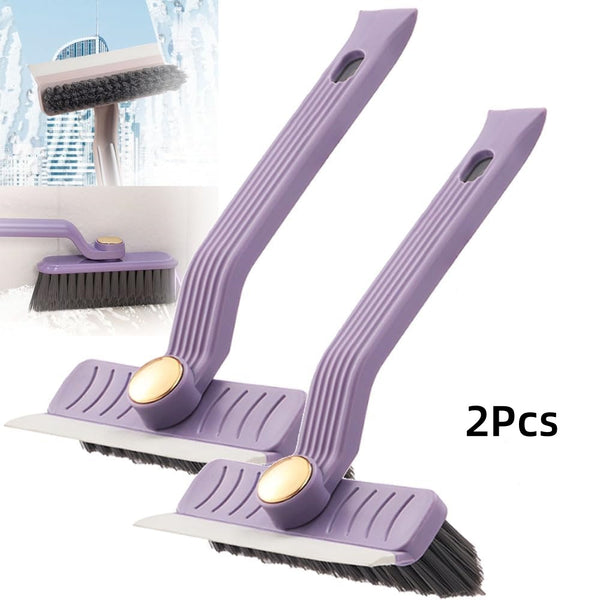 2Pcs Multi-Function Rotating Crevice Cleaning Brush, 360° Rotating No Dead Corners Crevice Gap Brush