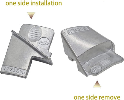 2-Piece Automotive Stretch Belt Tool Kit - Metal Installation Tool & Pulley Helper