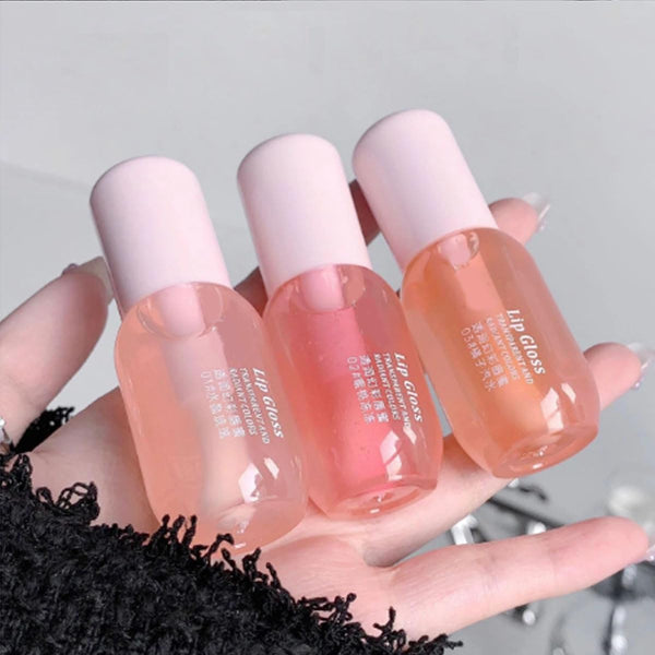3Pcs/set Moisturizing Lip Balm,Hydrating Glossy Lip Oil Stick