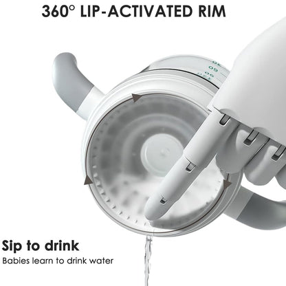 Drinking Bottle and Non-Slip Handles for Baby Toddlers