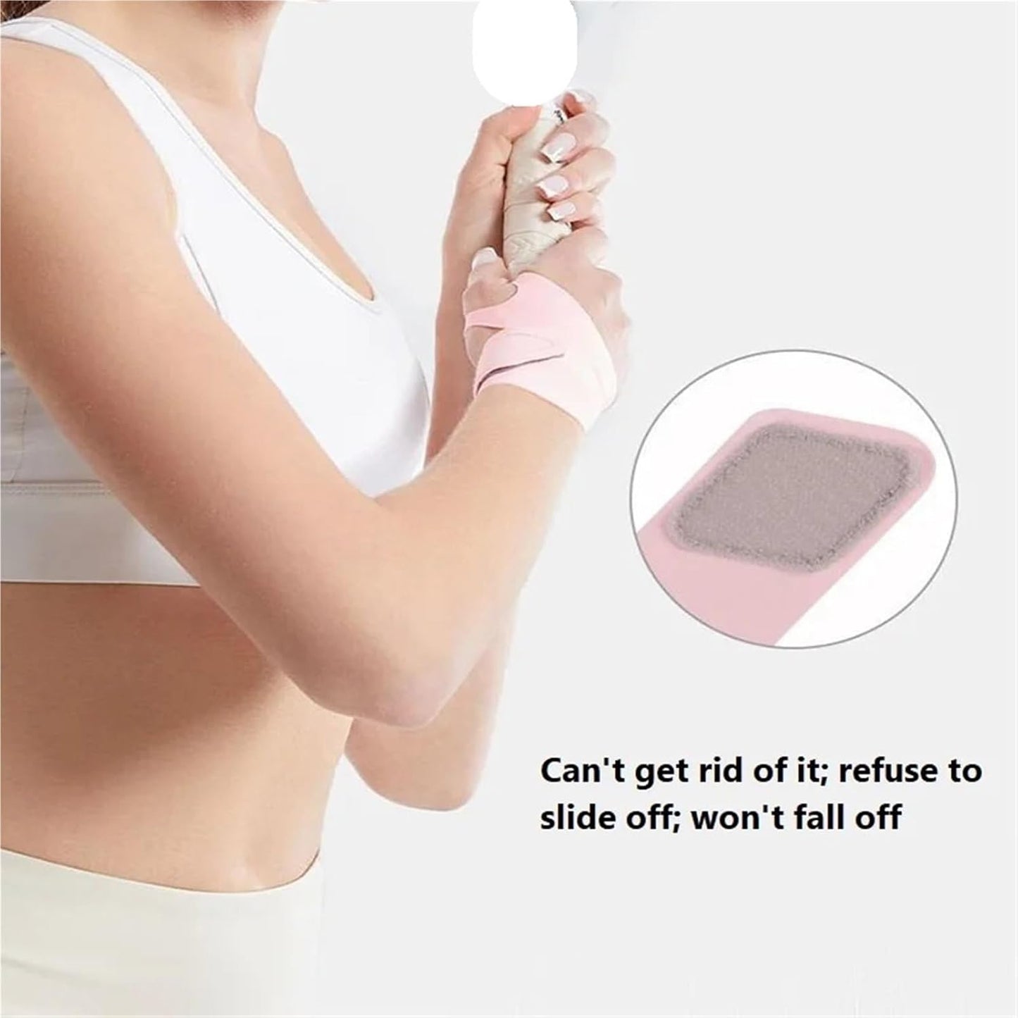 2Pcs Ultra Thin Guard for Badminton and Basketball - Adjustable Fastener Tape Wristband for Sprains and Tendonitis Relief