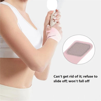 2Pcs Ultra Thin Guard for Badminton and Basketball - Adjustable Fastener Tape Wristband for Sprains and Tendonitis Relief