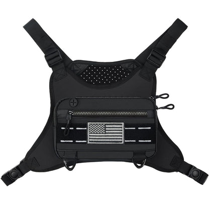 Sports Chest Bag For Men Women, Running Vest Bag With Built
