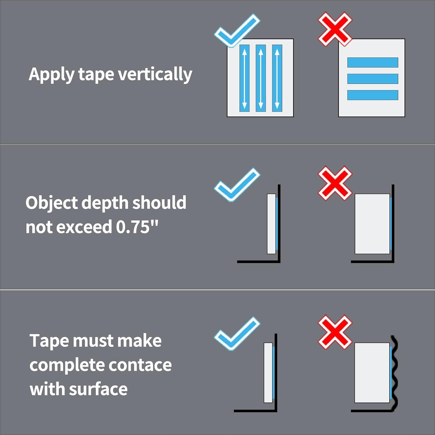 Double Sided Mounting Tape - 0.79" × 16.4' Transparent Roll, Heavy Duty Wall Stickers for Home Office Indoor Use, No Residue