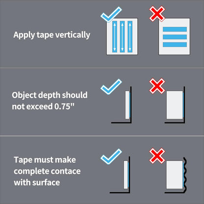 Double Sided Mounting Tape - 0.79" × 16.4' Transparent Roll, Heavy Duty Wall Stickers for Home Office Indoor Use, No Residue