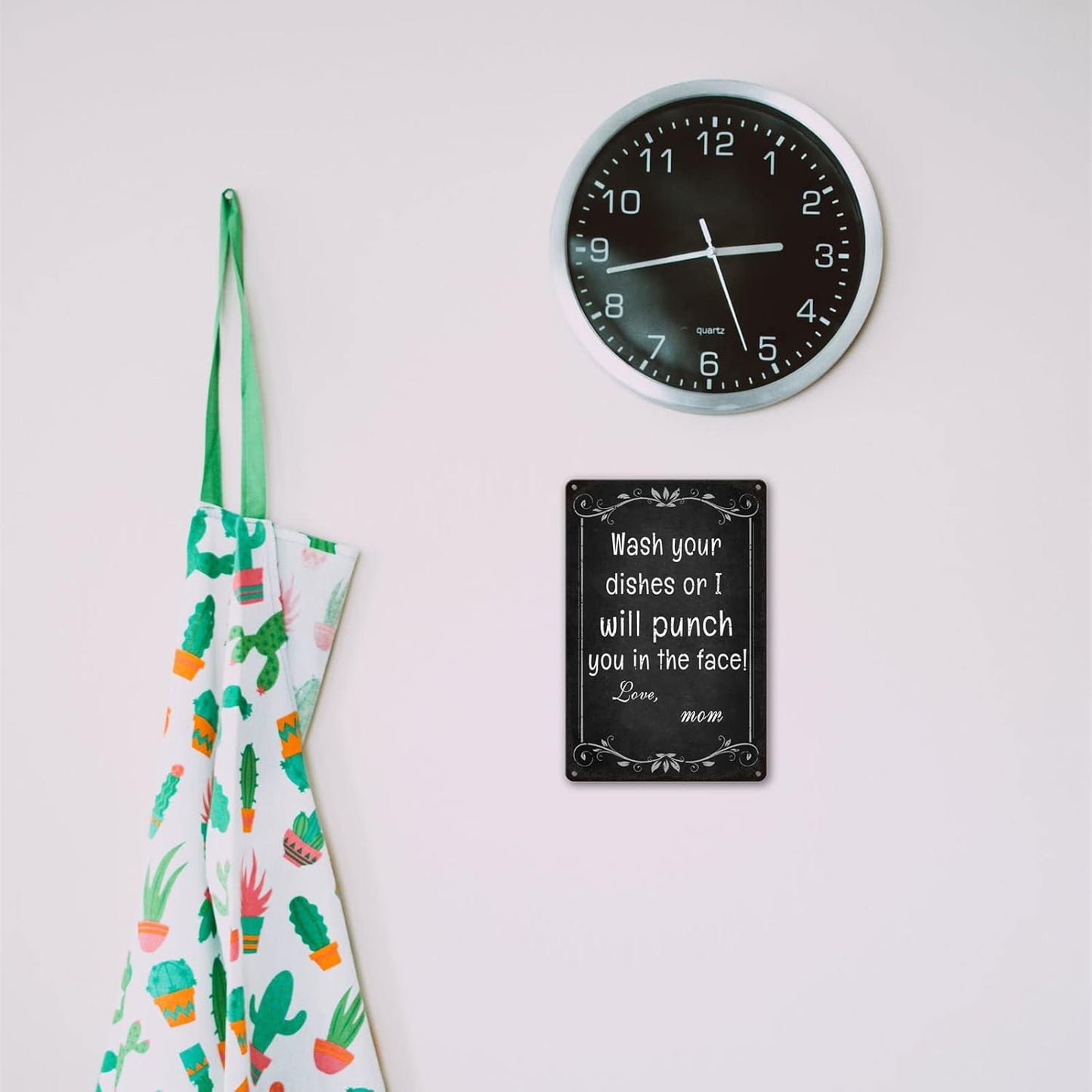 Kitchen Signs Wall Decor Funny Metal Tin Sign