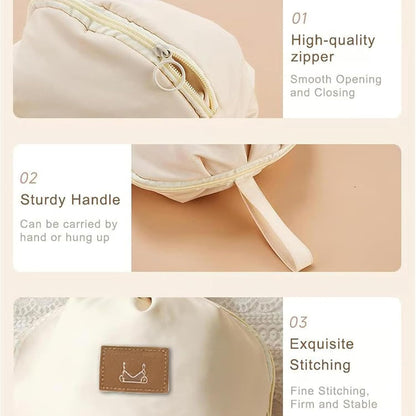 2pcs Lingerie Storage Bags Set - Portable Travel Underwear Organizer