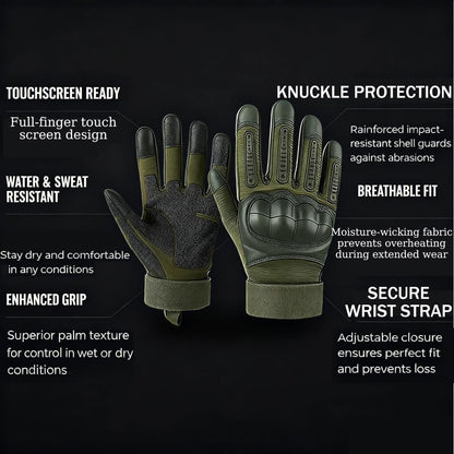 Shooting Tactical Gloves - Non-Slip wear-Resistant to Protect Hands, Suitable for Outdoor Sports