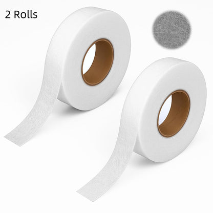 2 Rolls No Sew Hemming Tape Fabric Adhesive, Tape Fabric Adhesive Hem Iron on No-Sew Hemming Tapes