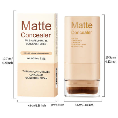 2 in 1 Dual-Ended Eraser Foundation Stick, Tinted Moisturizer, Skin Tint, Face Foundation and Dewy Finish