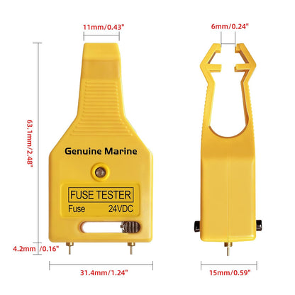 DC 24V Automotive Blade Fuses Tester and Puller Check