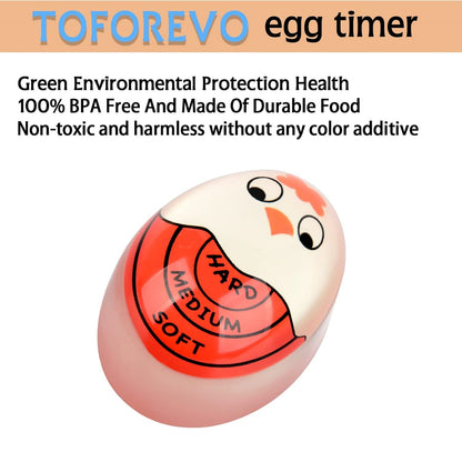 Egg Timer Sensitive Hard & Soft Boiled Color Changing Indicator Tells When Eggs are Ready