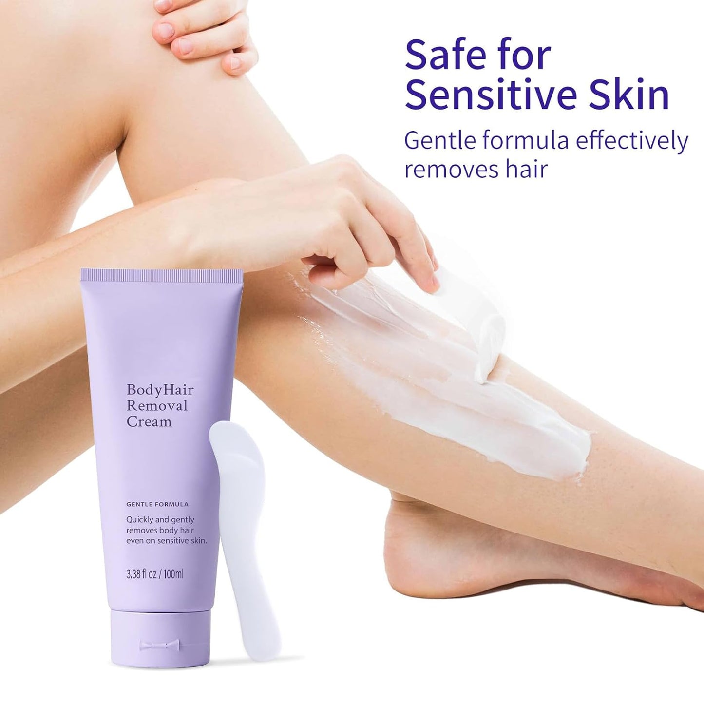 Body Hair Removal Cream for Women & Men- Hair Removal for Body Legs 2-in-1