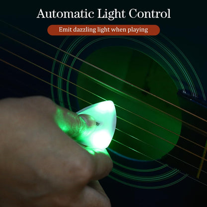 Glowing Guitar Pick: Lightweight Colourful Illuminated Picks for Acoustic & Electric Guitar