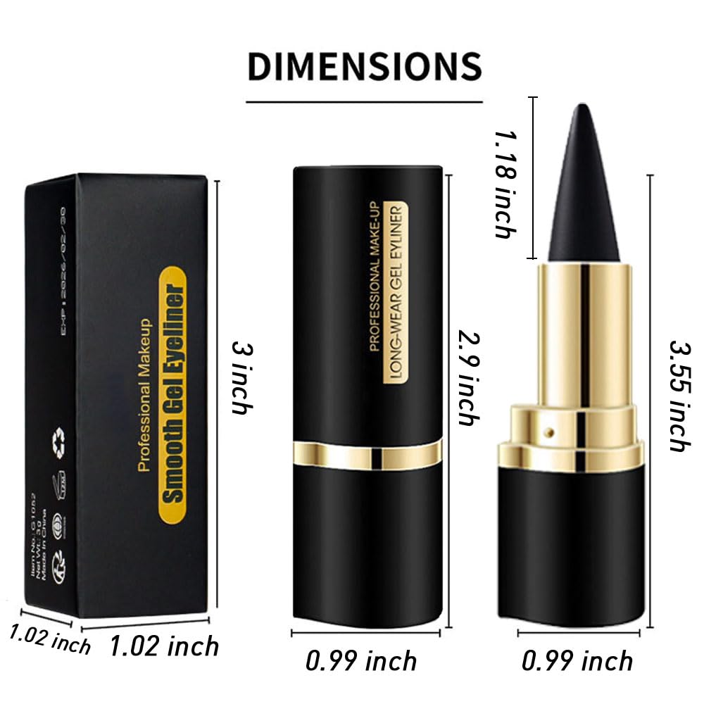 4Pcs Gel Eyeliner Pencil Eye Face Paint Sticks Waterproof Makeup Set