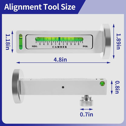 Camber Gauge Castor Strut Wheel Alignment Adjustable Gauge Tool