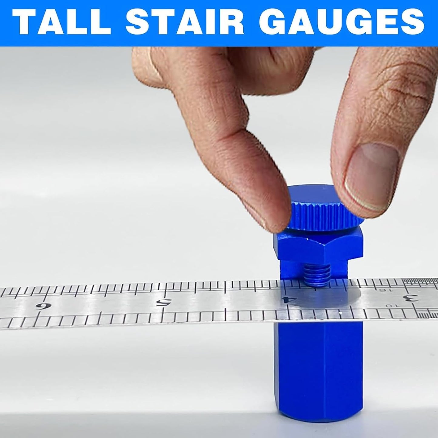 Stair Gauges for Framing Square with Framing Jig - Carpenter Tools for Accurate Cuts, Circular Saw Guide