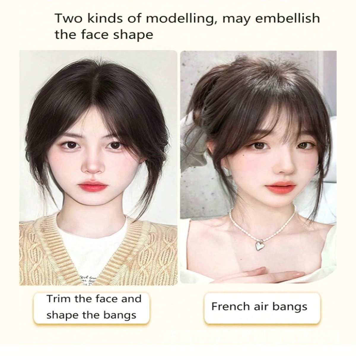 Bangs Hair Clip in Bangs Fringe with Temples Hairpieces for Women