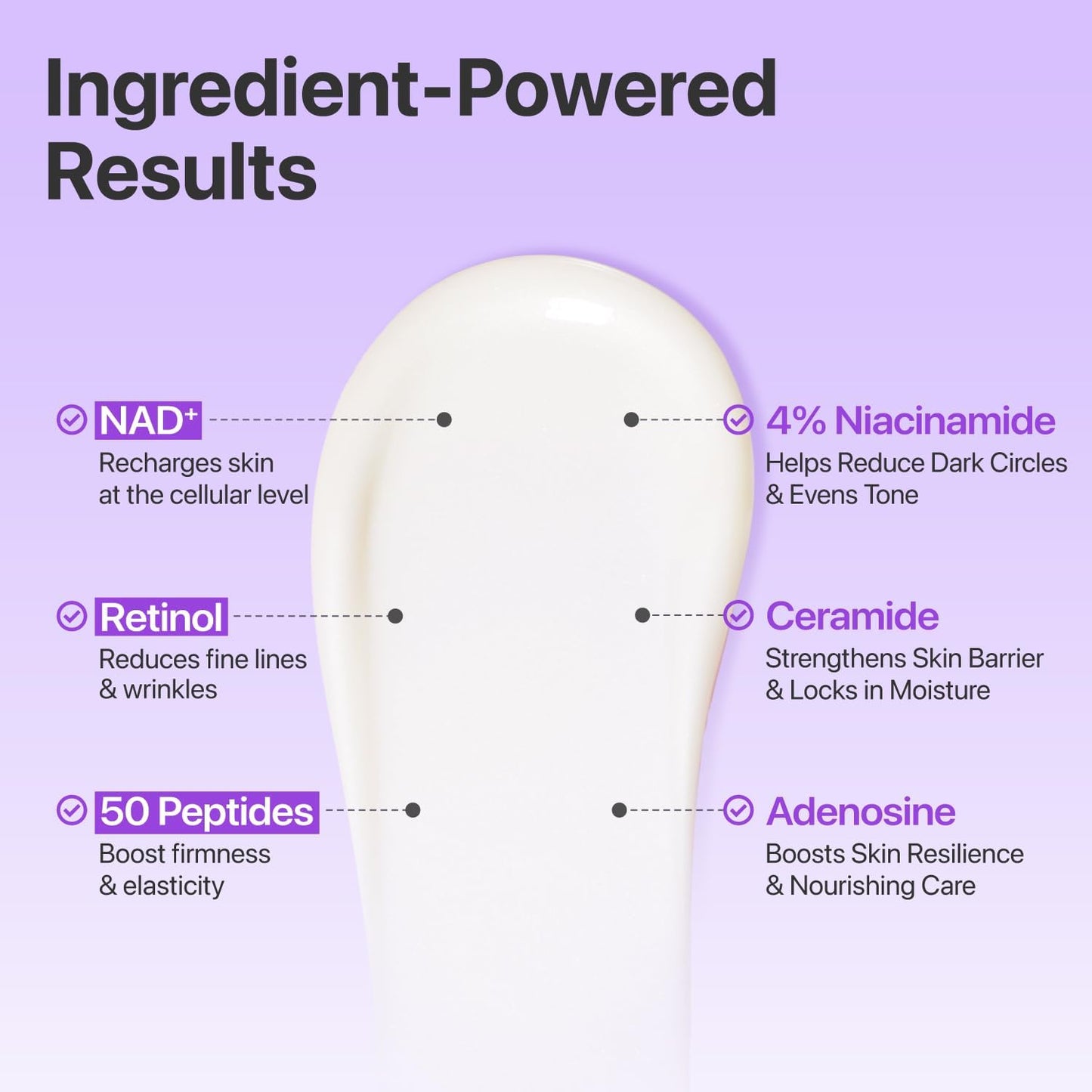 NAD+ Retinol Volumetox Eye Cream: Firming & Wrinkle Treatment