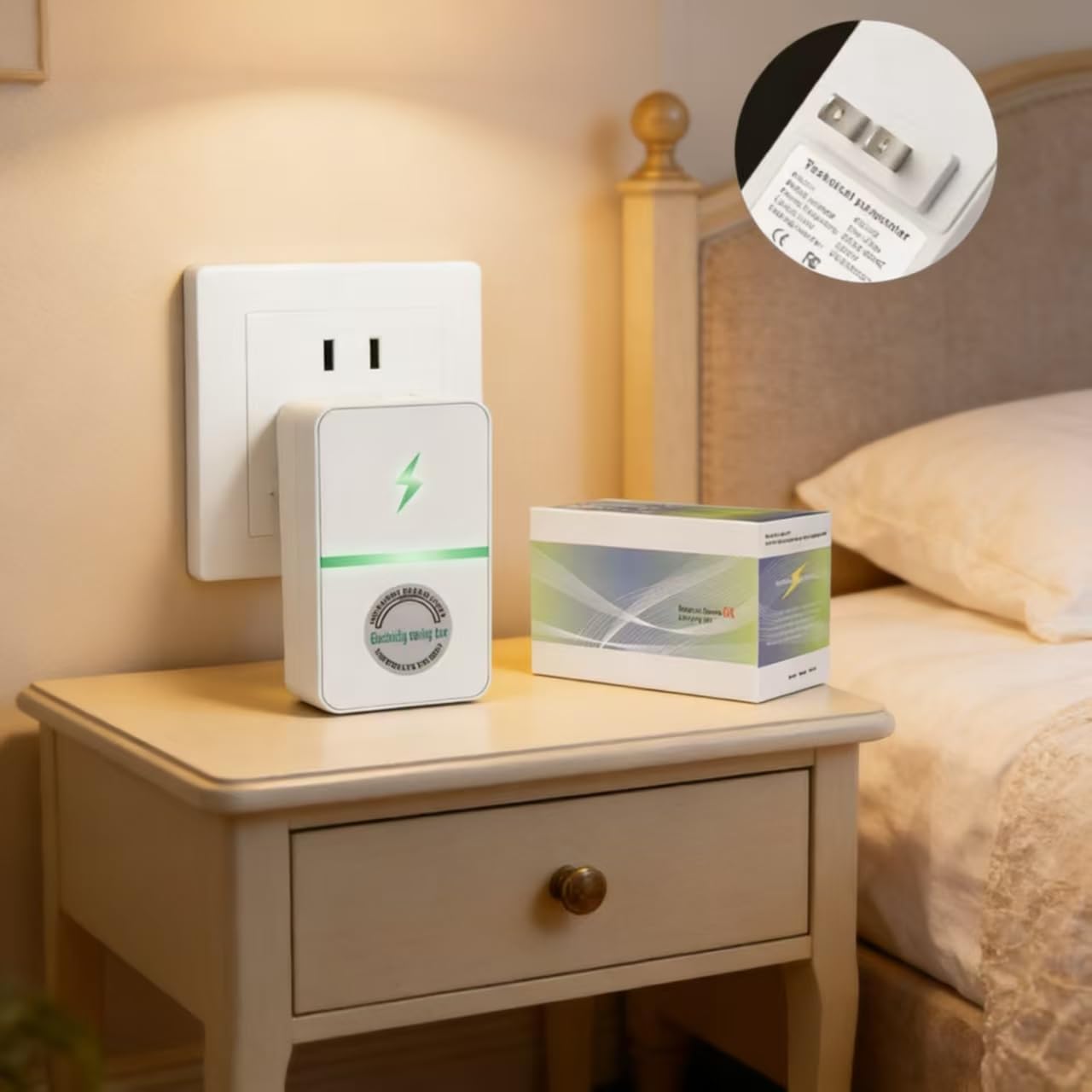2pcs Electric Power Protection Device for Home & Office US Plug 90V-250V