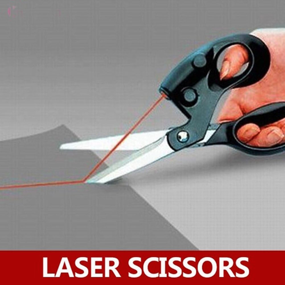 Professional Sewing Laser Guided Scissor with Batteries for Home Crafts Infrared Household