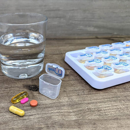 31 Day Monthly Pill Box Organizer Planner