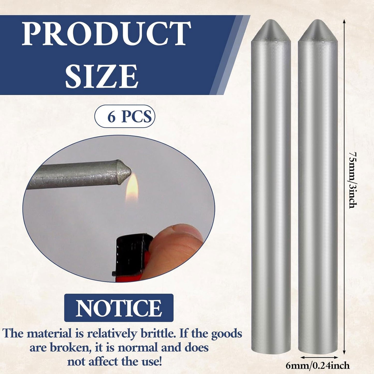 6 Pcs Low Temperature Universal Welding Rods