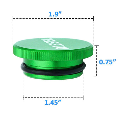 Magnetic Ram Diesel Billet Aluminum Fuel Cap for 2013-2018 Dodge Ram Truck