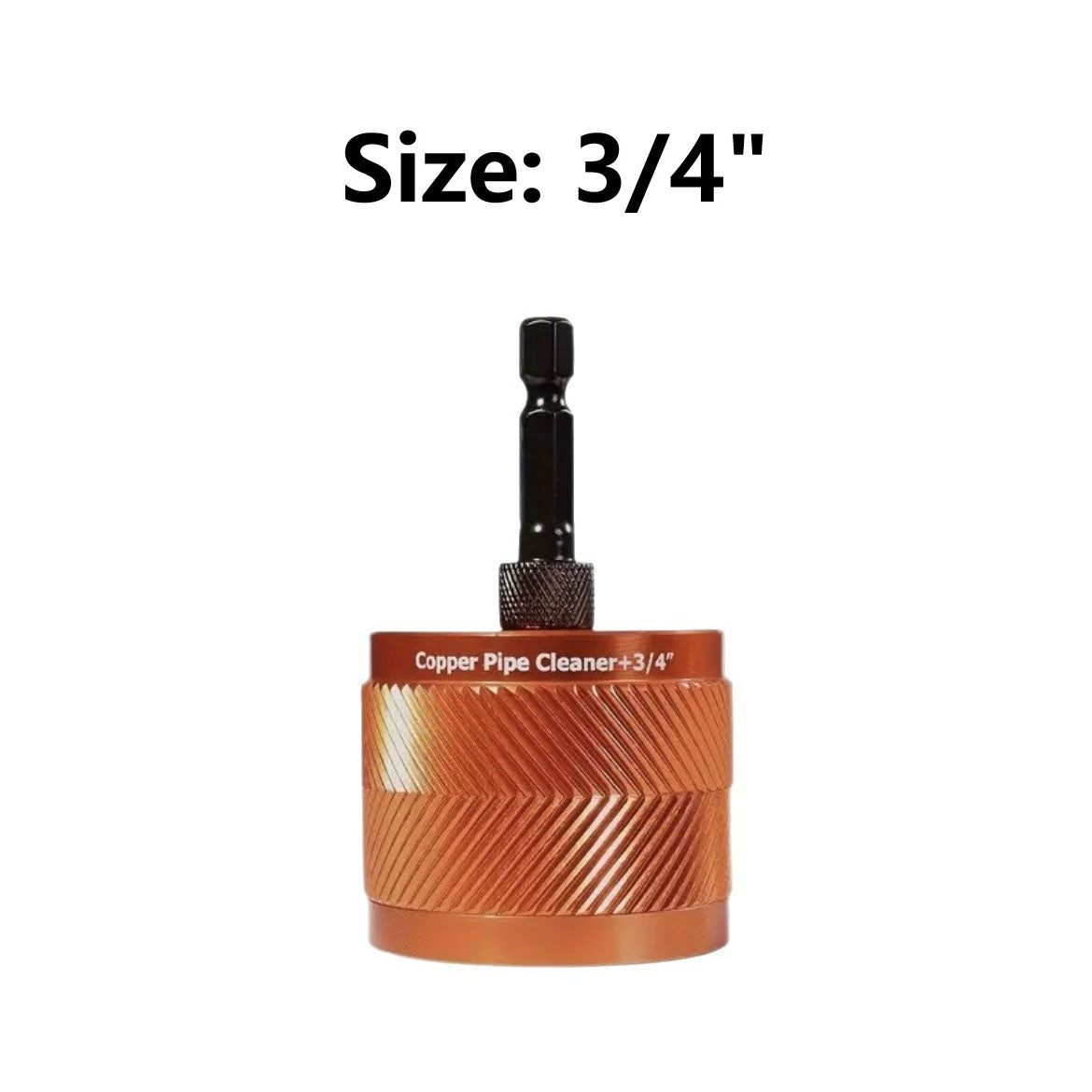 Metal Copper Pipe Cleaner for Drill with Replaceable Tool