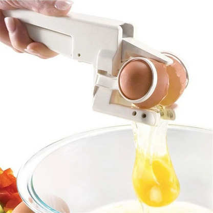 Egg Shell Cracker Handheld Plastic Breaker Opener Separator Kitchen Gadget Tool