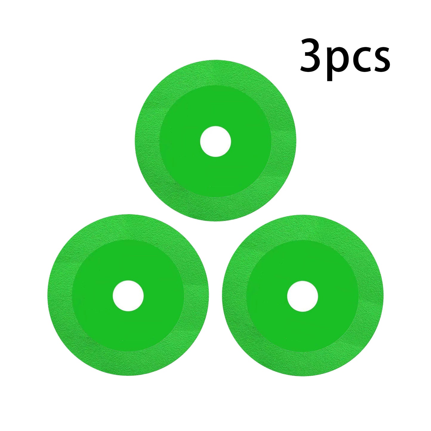 3pcs 100MM Diamond Ultra-Thin Green Brazing Blade For Cutting Ceramic Jade Glass Tile Wine Bottle Grinding