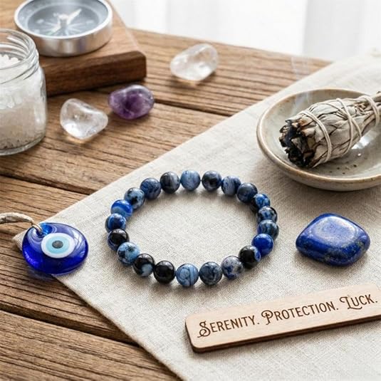 Serenity Blue Pattern Bracelet