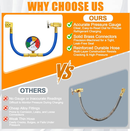 AC Refrigerant Charge Hose Kit