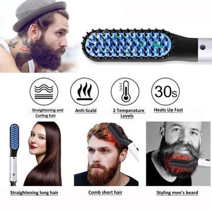 Hair Flat Curling Iron, Fast Shaping for Beard Grooming And Hair Styling