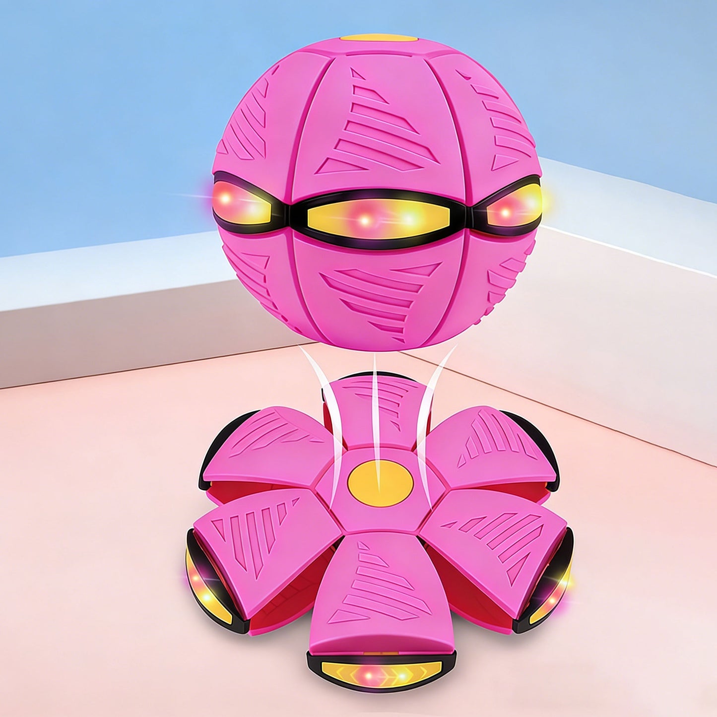 Magic Flying Saucer Interactive Pop-Up Transform Toy