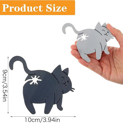 Funny 3D Printed Feline Tail Bag Sealers for Pet Lovers