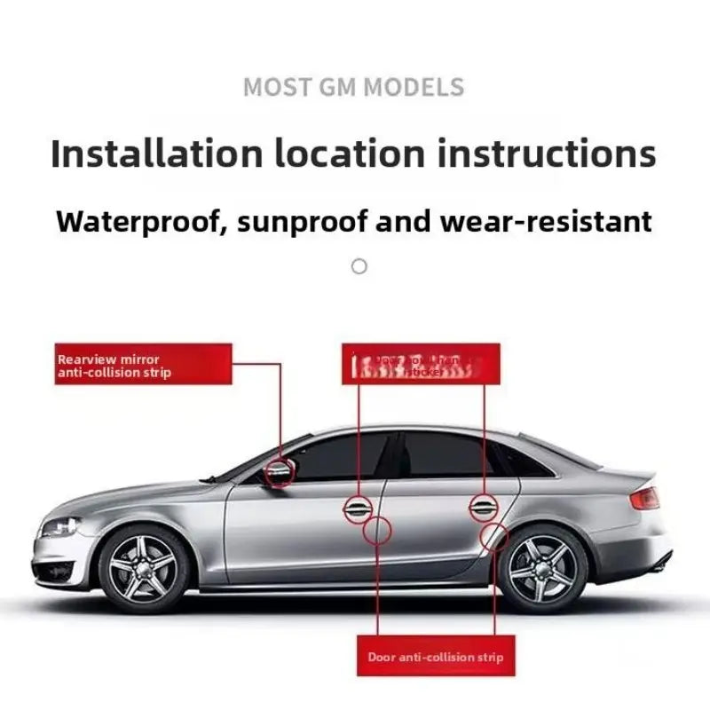 Car Door Handle Protector Stickers Set