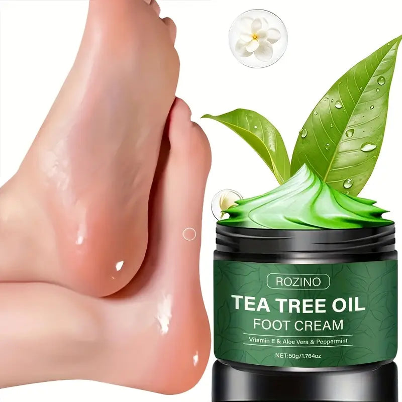 Tea Tree Oil Foot Cream, Warming Cream —— Suitable for calluses, dry and cracked feet