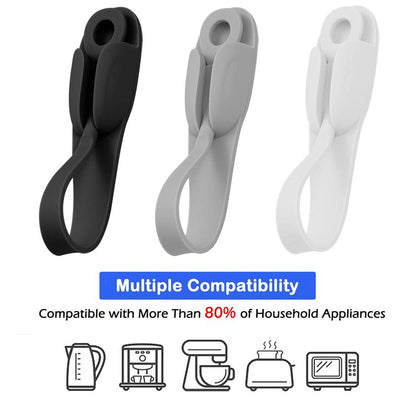 6 pcs Cable Winder Wall Mounted Punchfree Adhesive Removable Organization Silicone