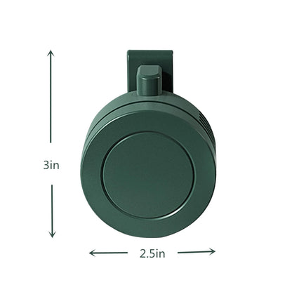 Clip On Mini Bladeless Fan - Portable 3-Speed Personal Fan with USB