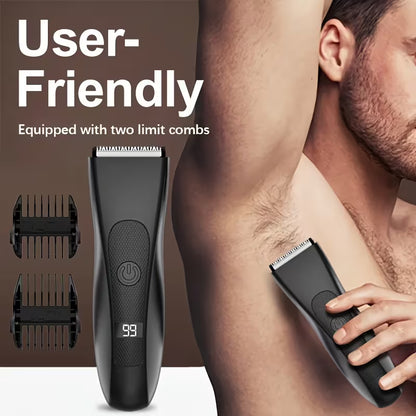 Nip-Free Waterproof Personal Body & Facial Hair Groomer