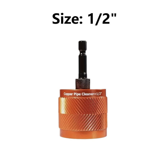 Metal Copper Pipe Cleaner for Drill with Replaceable Tool