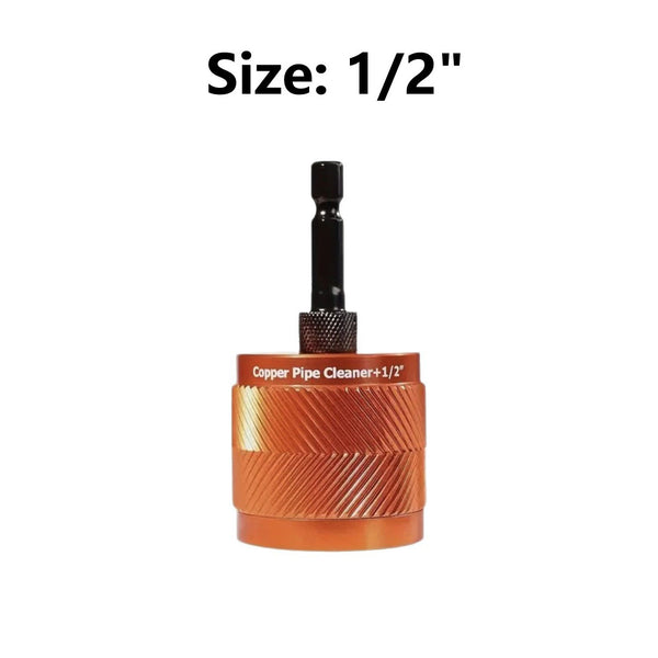 Metal Copper Pipe Cleaner for Drill with Replaceable Tool