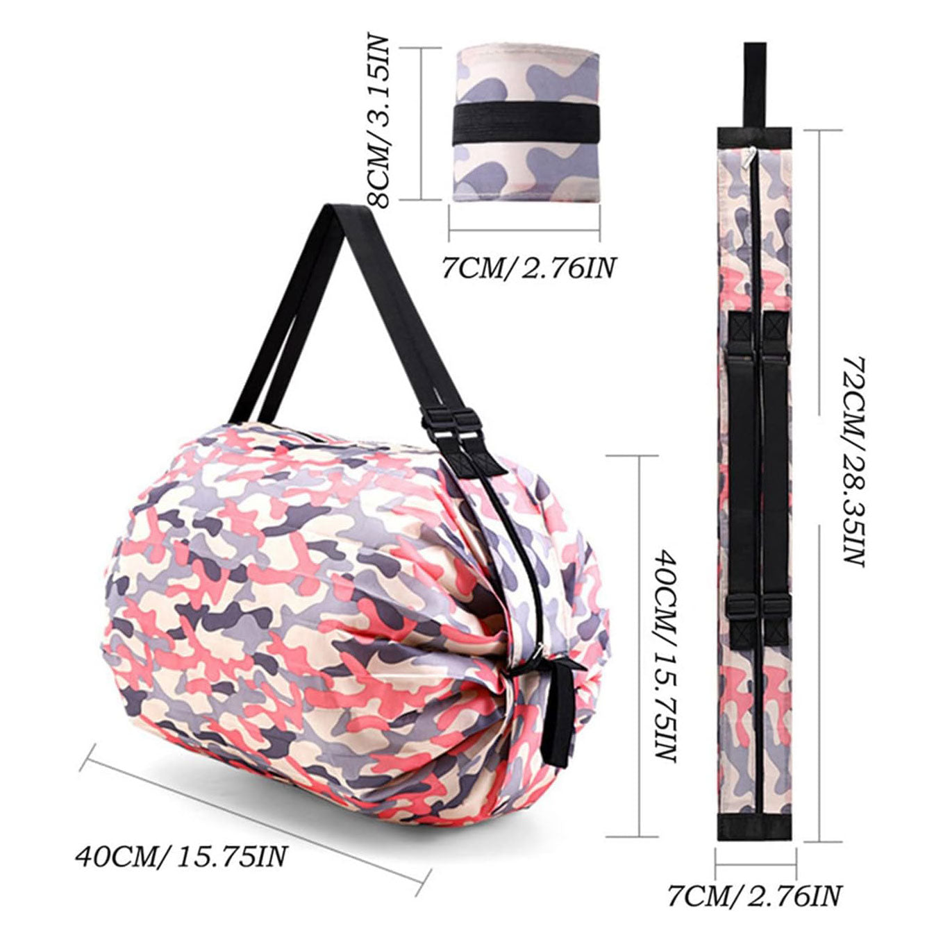 Large Capacity Multipurpose Portable Foldable Shopping Bag & Storage Bag