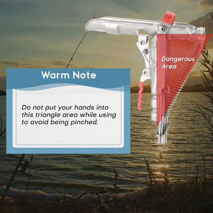 Automatic Spring Stainless Steel Fishing Rod Holder