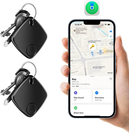 2pcs Smart Air Tracker for Pets, Vehicles, Keys & Luggage